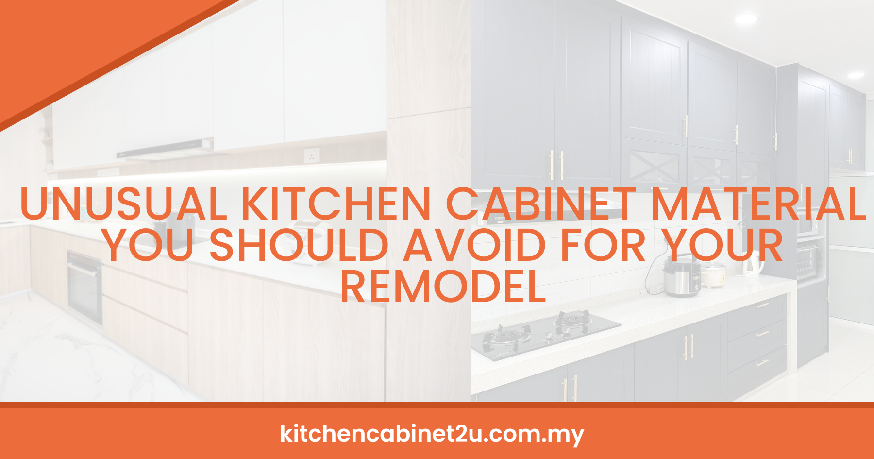 Unusual Kitchen Cabinet Material You Should Avoid for your Remodel